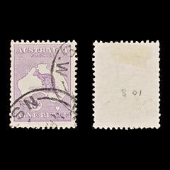 9655: Australia SG108 9d Violet 1929 Sc#97 Mi83 Used C£29, view 1