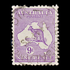 9656: Australia SG108 9d Violet 1929 Sc#97 Mi83 Used C£29, view 2