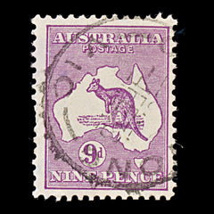 9657: Australia SG108 9d Violet 1929 Sc#97 Mi83 Used C£29, view 2