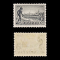 9661: Australia SG149 1s Black 1934 Sc#144 Mi122A Mint MH C£55