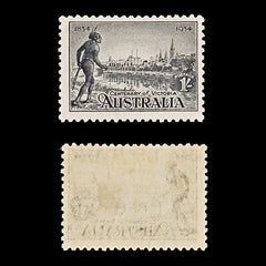9661: Australia SG149 1s Black 1934 Sc#144 Mi122A Mint MH C£55, view 1