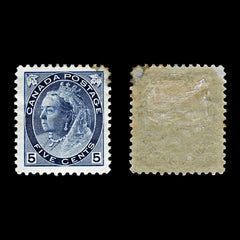 4246 Canada SG157 5c Dark Blue. 1899. Sc#79 Mi67A MM Mint. C£110, view 1