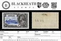 4250 Eswatini (Swaziland) SG22 2d Grey & Ultramarine. Flaw Dot Next To Turret. 1935. Sc#21 Mi21 MM Mint. C£140