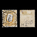 4266 - SG150 80 Reis Orange-Yellow. Enammel Paper. 1871. Sc#44e Mi40ybB Fine Used. C£25