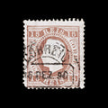 4268 Portugal SG136 15 Reis Brown. Enammel Coated Paper. 1875. Sc#38b Mi36yB Fine Used. C£35