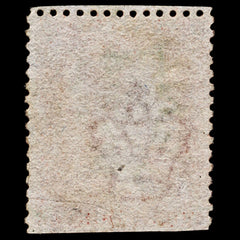 4297 GB SG40 1d Red. Spec 9A. V Scarce Green LAVENHAM Town Postmark. Plate 38. 1857. Sc#20 Perf Faults. C£5000, view 3