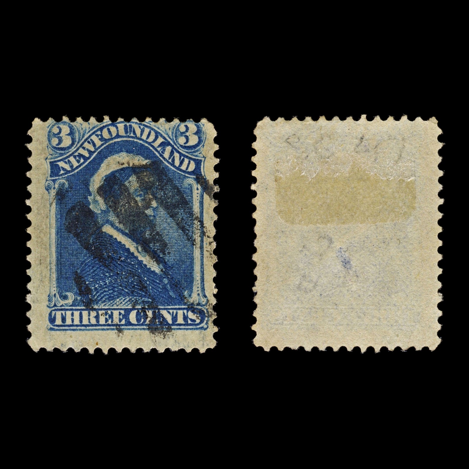 4404 Newfoundland SG65 3c Deep Blue. P12. 1896. Sc#49b Mi33c Fine Used. C£30