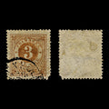 4423 Sweden SG16 3 Ore Brown. 1872. Sc#17 Mi17A Minor Faults. C£25
