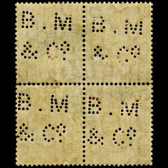 4431 GB SG464wi 1½d Brown. NON-BOOKLET Inverted Watermark Block. 1938. Mi200Z Fine Used. C£100, view 4