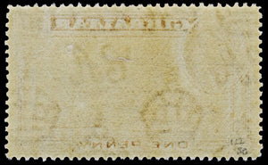 4487 Gibraltar SG122 2d Yellow-Brown. P14. 13989. Sc#108a Mi108B LMM Mint. C£30