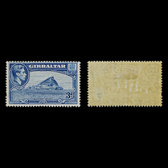 4490 Gibraltar SG125 3d Light Blue. P13½. 1938. Sc#111b Mi111C LMM Mint. C£45, view 1