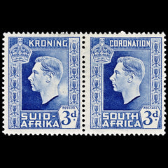 4734 South Africa SG74 3d Ultramarine. Large White Patch. 1937. Sc#77 Mi115-116 MM Mint. C£140, view 3