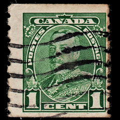 3717 CANADA 1c Green 1912. SG219 Sc125 Mi92aD. Coil Stamp. Fine. c£8, view 2
