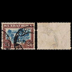 3730 SOUTH AFRICA 2'6sh Brown,Dark opal green 1927. SG37 (E) Sc30a Mi37A Fine. c£17, view 1