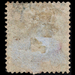 3733 GB 1s Green 1862. SG90 Sc42 Mi22a. Double Perforation. "AG". Good. c£1200, view 3