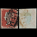 3788 GB 1d Red 1841. SG8 Sc3 Mi3. BS29. "HJ". Plate 81. 3½ Margins. SWRc&Wk. Fine. c£30
