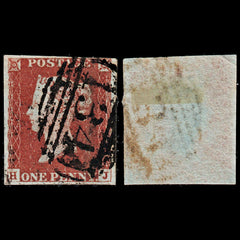 3788 GB 1d Red 1841. SG8 Sc3 Mi3. BS29. "HJ". Plate 81. 3½ Margins. SWRc&Wk. Fine. c£30, view 1