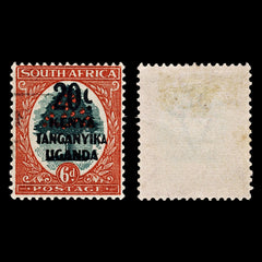 3980 KUT SG153 20c Orange 1941. ERROR Broken "c" of "20c" overprint. Mi 76 Sc 88, view 1