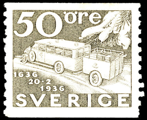 4037 Sweden SG197 50 ore Grey 1936. Sc#260 Mi236A MM Mint. C£25