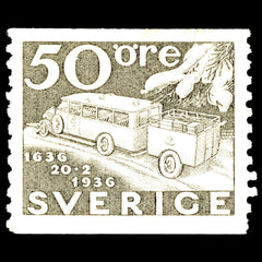 4037 Sweden SG197 50 ore Grey 1936. Sc#260 Mi236A MM Mint. C£25, view 3