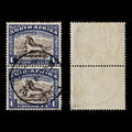 4139 South Africa SG62 1s Blue & Brown. Pair. 1939. Sc#62 Mi89-90 Fine Used. C£18