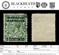 4203 Morocco, British Post Office SG143 5 Centimos Green. 1931. Sc#63 Mi126 Fine Used. C£35