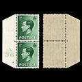 3991 GB SG457 ½d Green. Control Block A36 Cyl 7 Dot. Abnormal 13394. Sc#230 Mi193X MNH Mint. C£35