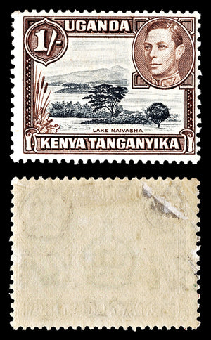 4010 KUT SG145 1s Black & Brown 1938. Sc#80 Mi66A MM Mint. C£40
