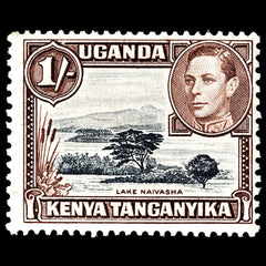 4010 KUT SG145 1s Black & Brown 1938. Sc#80 Mi66A MM Mint. C£40, view 2