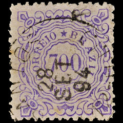 3873 Brazil SG86 700r Violet 1888. Mi 65 Sc# 97 Yt 66. c£150, view 2